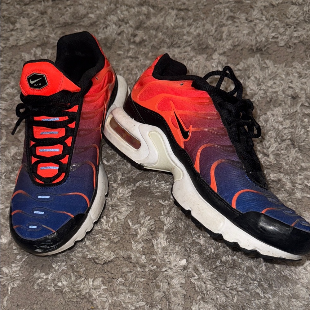 Nike Air Max Plus - Black, Orange, and Blue